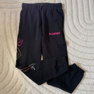 Playboy Men's Bunny Outline Sweatpants Size Small